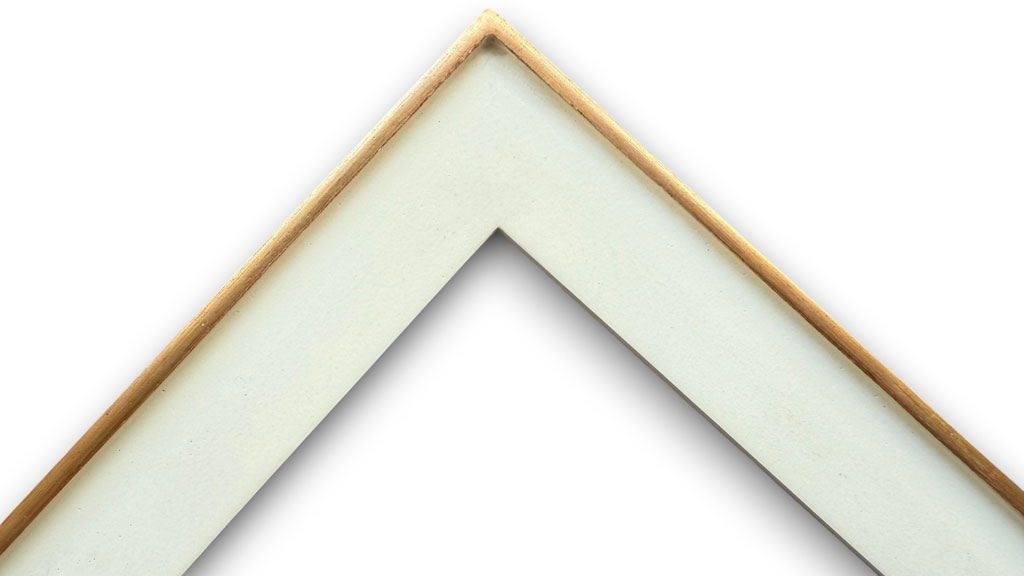 Rivarolo 40 Blanc extérieur or
