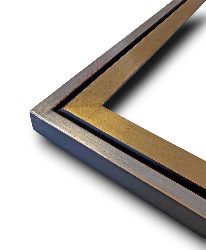 Arcobaleno 35, Bimétal devant or creux couleur