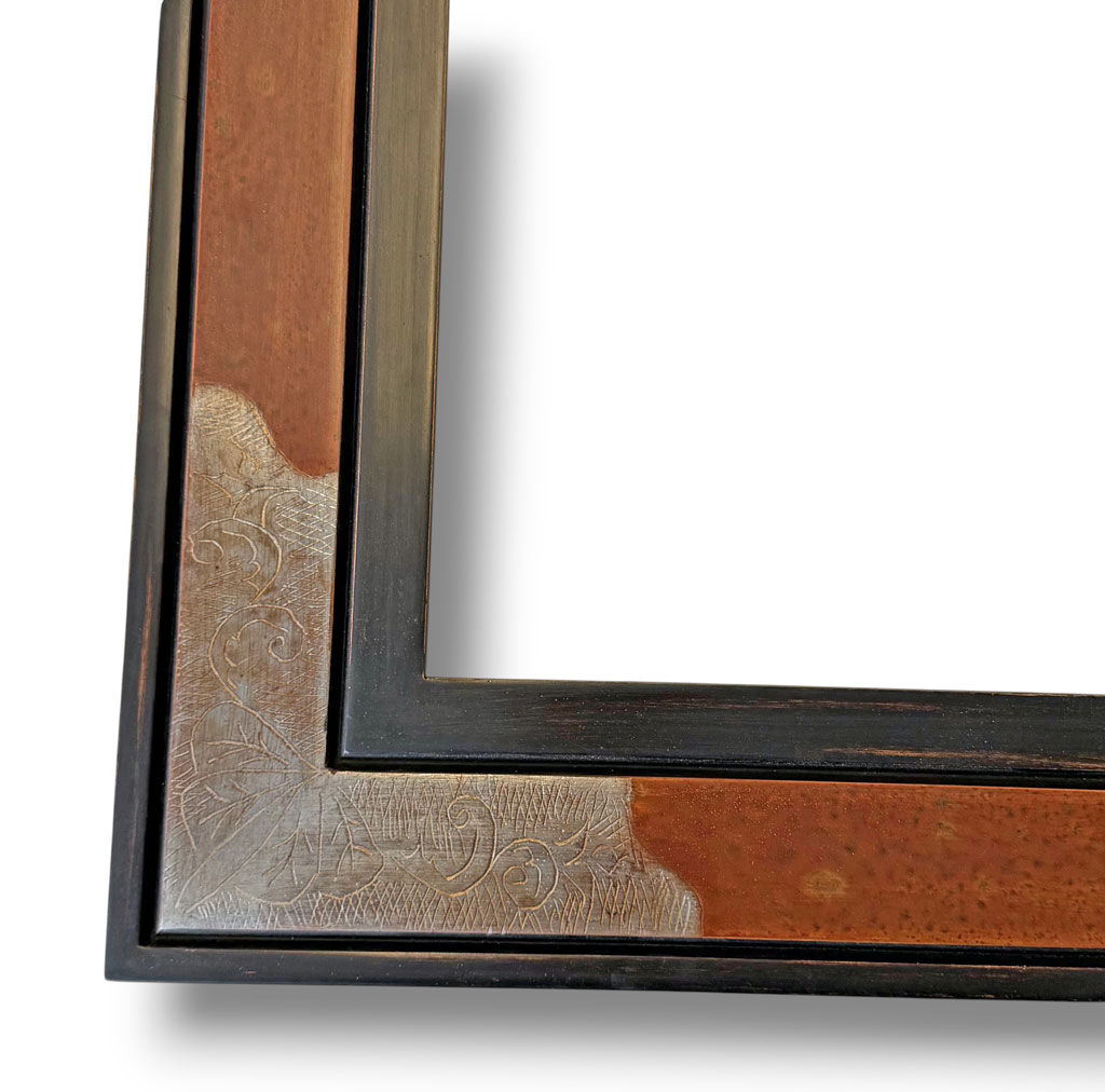 Arcobaleno 90 Angles gravés argent