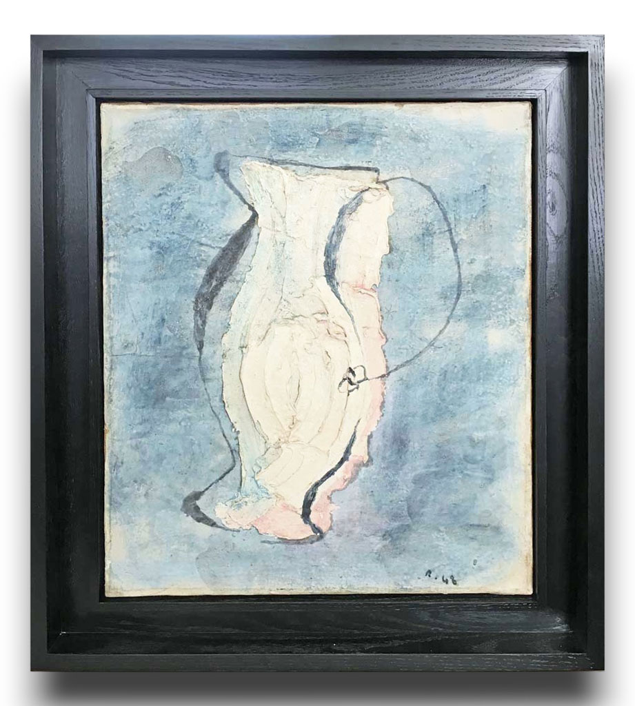 Satiné noir (peinture de Jean Fautrier)