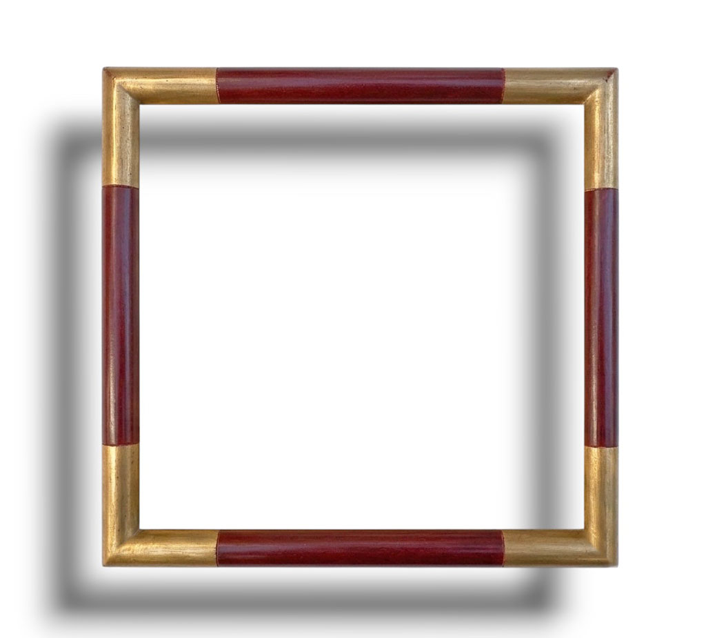 Jonc 20 L: 20 mm / H: 20 mm , Rouge chine angles or