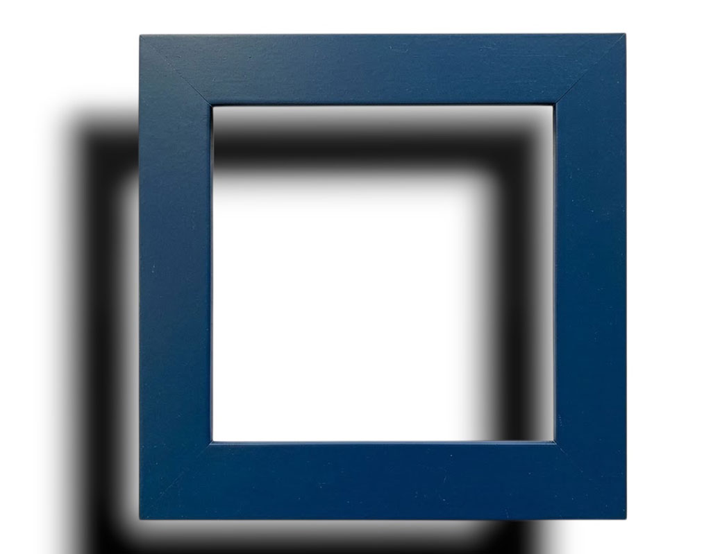 Plat 40 Bleu nuit satiné