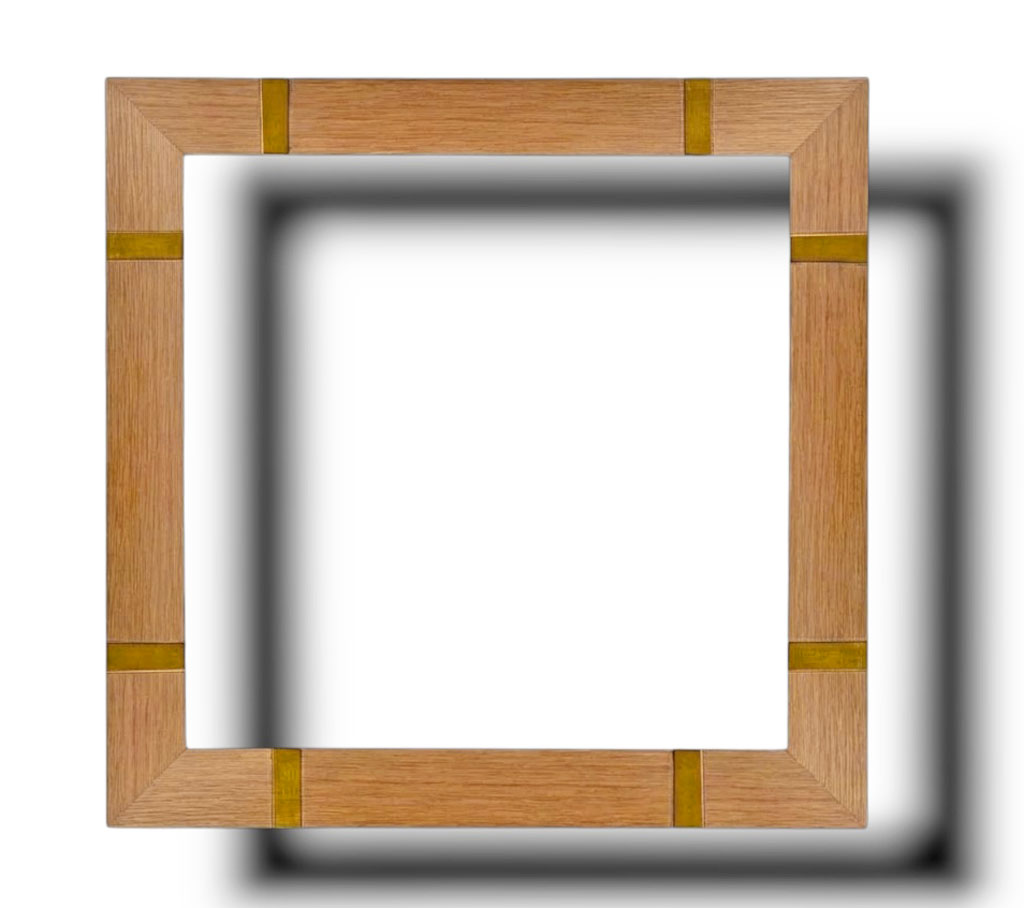 Plat 40 Chêne bagues or fin